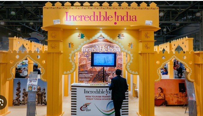 An Incredible India state exhibition pavilion